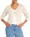 Nic + Zoe Cool Nights Cardigan In Canvas In Pink