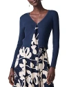 Nic + Zoe Nic+zoe Cool Nights Cardigan Sweater In Dark Indigo