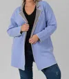 Nic + Zoe Cool Nights Reversible Knit Jacket - Plus In Hyacinth In Green
