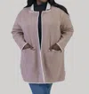 Nic + Zoe Cool Nights Reversible Knit Jacket - Plus In Macroon In Gray