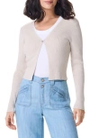 Nic + Zoe Cool Nights Cardigan In Canvas In Pink