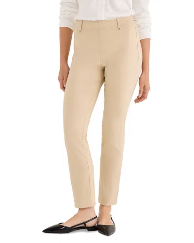 Nic + Zoe Nic+zoe Copely Straight Wonderstretch Pants In Nude