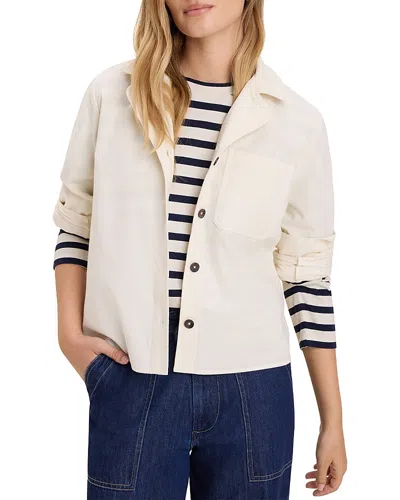 Nic + Zoe Nic+zoe Corduroy Shirt Jacket In Neutral