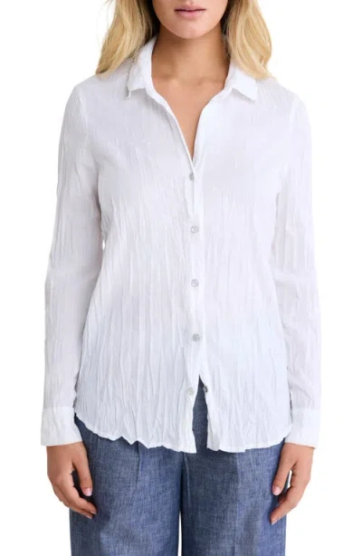 Nic + Zoe Nic+zoe Core Cotton Long Sleeve Button-up Shirt In Multi