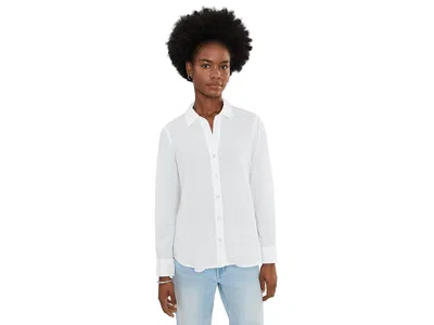Nic + Zoe Core Cotton Shirt Women's Clothing Paper White: Xl