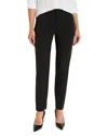 Nic + Zoe Nic+zoe Cotton Bi Stretch Copley Straight Leg Pants In Black Onyx