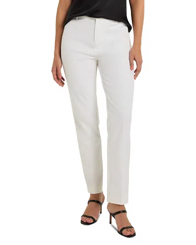 Nic + Zoe Nic+zoe Cotton Bi Stretch Copley Straight Leg Pants In Paper White
