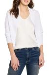 Nic + Zoe Nic+zoe Cotton Cashmere Shrug Cardigan In White
