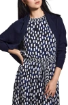 Nic + Zoe Nic+zoe Cotton Cashmere Shrug Cardigan In Purple