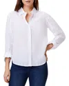Nic + Zoe Nic+zoe Collared Lace Jacquard Knit Top