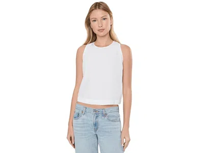 Nic + Zoe Cotton Linen Stevie Tank Women's Clothing Paper White: Sm