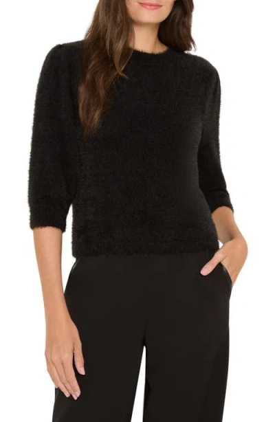 Nic + Zoe Cozy Chic Sweater In Black