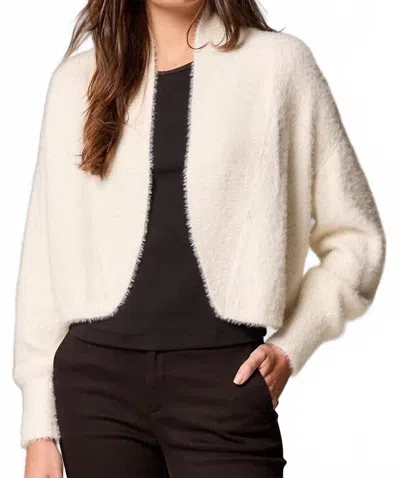 Nic + Zoe Cozy Chic Shrug Cardigan In White In Neutral