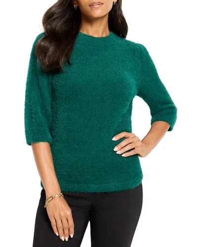Nic + Zoe Nic+zoe Cozy Chic Sweater In Green