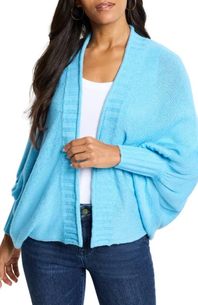 Nic + Zoe Nic+zoe Cozy Crush Cardigan In Blue Jewel