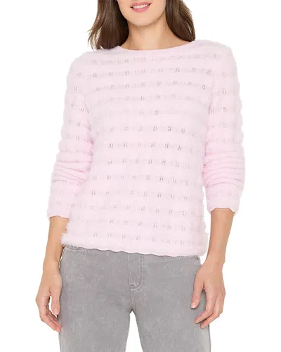 Nic + Zoe Nic+zoe Cozy Waves Striped Sweater In Multi