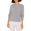Nic + Zoe Nic+zoe Cozy Waves Sweater In Gray