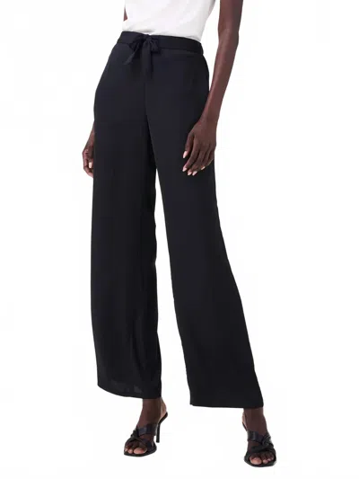 Nic + Zoe Crepe Wide Leg Pant In Black Onyx