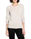 Nic + Zoe Nic+zoe Crewneck Long Sleeve Sweater In Neutral