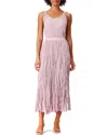 Nic + Zoe Nic+zoe Crinkle Crush Plissé Midi Skirt