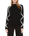 Nic + Zoe Nic+zoe Dashing Diamonds Sweater In Multi