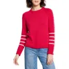 NIC + ZOE NIC+ZOE DASHING DOWN WHIPSTITCH HIGH/LOW SWEATER