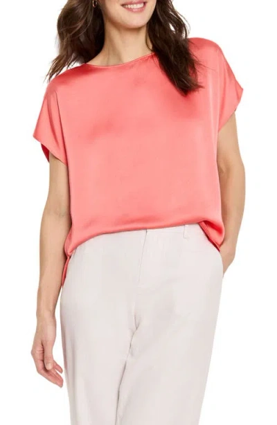 Nic + Zoe Nic+zoe Day Gloss Shirt In Guava