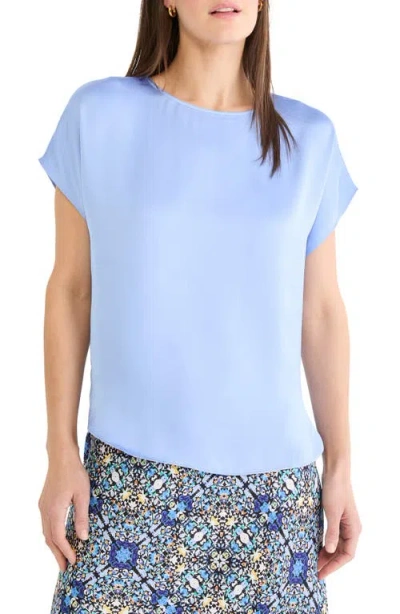 Nic + Zoe Nic+zoe Day Gloss Top In Blue