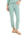 Nic + Zoe Nic+zoe Ankle Straight Leg Jeans In Green