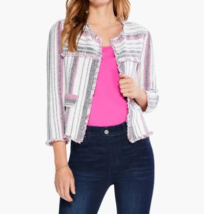 Nic + Zoe Deborah Dashing Days Jacket In Pink Multi