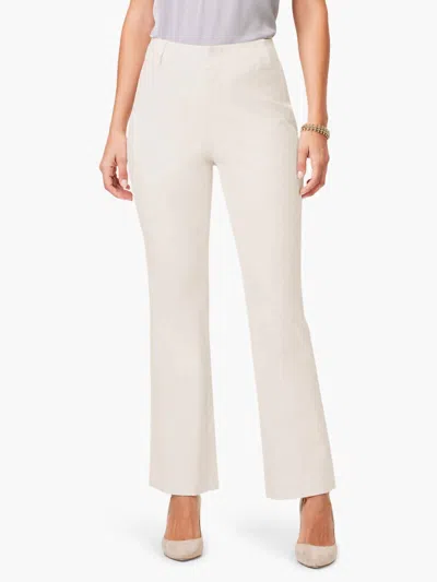 Nic + Zoe Demi Boot Ankle Plaza Pant In Classic Cream In White