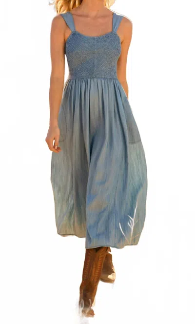 Nic + Zoe Denim Sarah Dress In Mid Wash In Blue