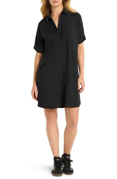 Nic + Zoe Nic+zoe Devon Polished Dress In Black Onyx