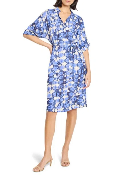 NIC + ZOE NIC+ZOE DEVON SHIBORI STONE TIE BELT DRESS