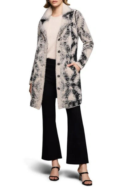 Nic + Zoe Nic+zoe Diamond Pattern Coat In Gray