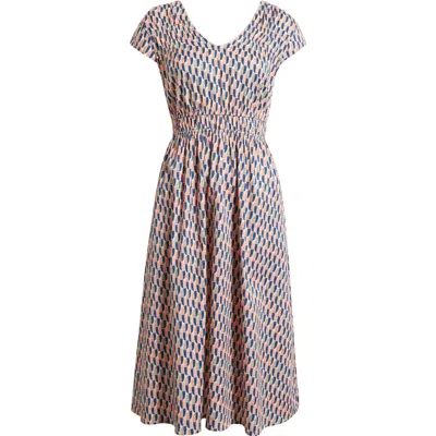 Nic + Zoe Nic+zoe Dierdre Print Midi Dress In Pink
