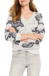Nic + Zoe Nic+zoe Direction Drift Sweater In Indigo Multi