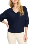 Nic + Zoe Nic+zoe Dolman Sleeve Sweater In Blue