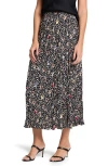 Nic + Zoe Spotted Dots Skirt In Black Multi In Black Multi