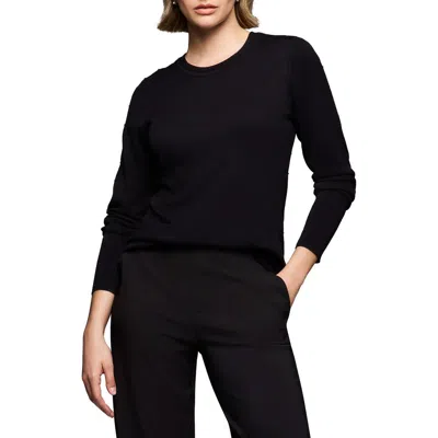 Nic + Zoe Nic+zoe Dot Stitch Sweater In Black