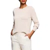 Nic + Zoe Subtle Shine Sweater In Classic Cream In Brown