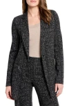 Nic + Zoe Dotty Grid Zip Jacket In Black Multi