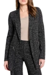 Nic + Zoe Dotty Grid Zip Jacket In Black Multi In Black Multi
