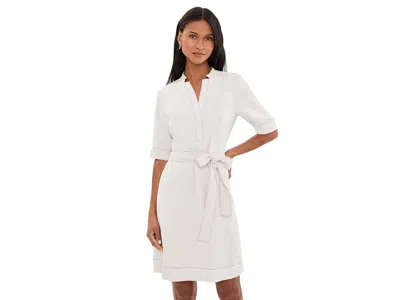 Nic + Zoe Double Crepe Camilla Dress Women's Dress Coconut: 2xl, Polyester In White