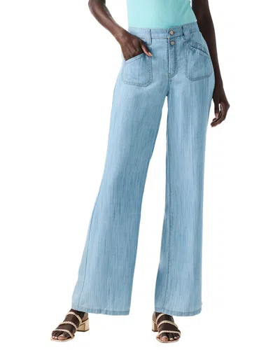 Nic + Zoe Nic+zoe Drapey Denim Wide Leg Jean