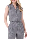 Nic + Zoe Nic+zoe Drapey Gingham Tank