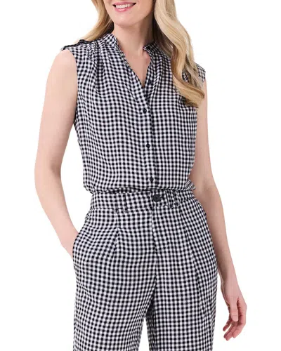 Nic + Zoe Nic+zoe Drapey Gingham Tank