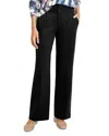 Nic + Zoe Nic+zoe Drapey Ponte Pants In Black