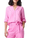 Nic + Zoe Drapey Utility Button-up Shirt