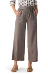 Nic + Zoe Nic+zoe Drapey Utility Wide Leg Pants In Flint
